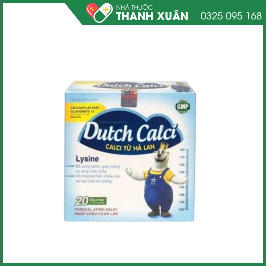 Dutch Calci giúp xương chắc khỏe